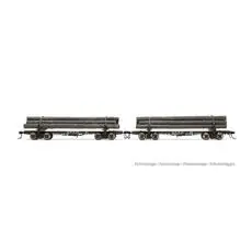 2-tlg. Set Holztransportwagen, St. Regis Paper