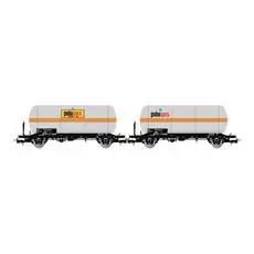 FS, 2-tlg. Set 2-achs. Gaskesselwagen