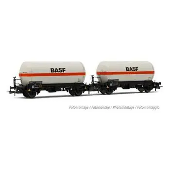 DB, 2-tlg. Set 2-achs. Gaskesselwagen
