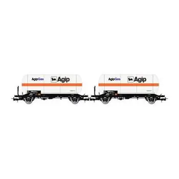 FS, 2-tlg. Set 2-achs. Gaskesselwagen
