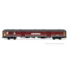 FS, Gepäckwagen UIC-X 1970 ohne Rock, rot-grau, Omnia Express, Ep. V FS, Gepäckwagen UIC-X 1970 ohne Rock, rot-grau, Omnia Express, Ep. V