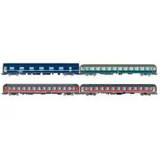 Italien-Holland-Express, 4-tlg. Set Reisezugwagen