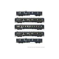 CIWL, 5-tlg. Set Orient Express Wagen, zum 140. Jahrestag