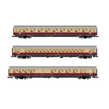 DB, 3-tlg. Set Reisezugwagen TEE Bavaria