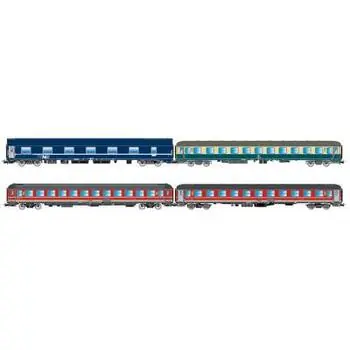 Italien-Holland-Express, 4-tlg. Set Reisezugwagen