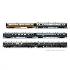 Intraflug/CIWL, 6er-Set, 50 Jahre Nostalgie-Istanbul-Orient-Express, 1976