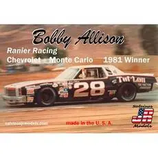1/25 Bobby Allison #28, Ranier Racing Chevy, 1981 *