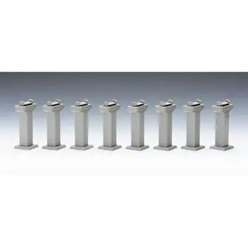 Betonpfeiler P10, 55mm, 8 Stück