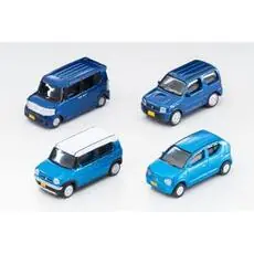 Car-Collection, 4x Honda/Suzuki, schwarz