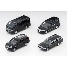 Car-Collection, 4x Nissan, schwarz