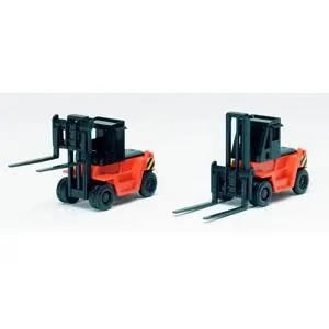 Gabelstapler, 2 Stück, orange