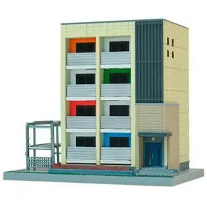 Apartment-Block, beige **