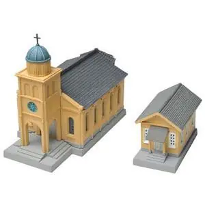 Kirche mit Nebengebäude