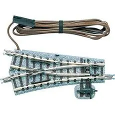 Elektrische Y-Weiche, in Schotterbettung