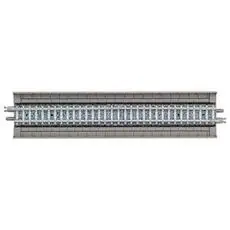 4 Gleise, gerade, in Beton-Viaduktbettung, je 158,5 mm