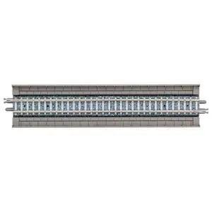 4 Gleise, gerade, in Beton-Viaduktbettung, je 158,5 mm