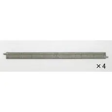 4 Gleise, gerade in Plattenbettung, je 280 mm lang 4 Gleise, gerade in Plattenbettung, je 280 mm lang
