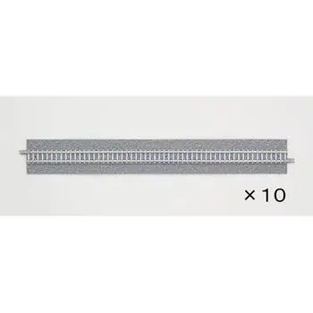 10 Gleise, gerade mit breiter Schotterbettung, je280 mm