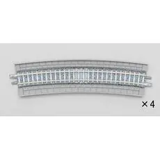 4 Doppelgleise, gebogen, in Beton-Viaduktbettung,15°, r 541 mm 4 Doppelgleise, gebogen, in Beton-Viaduktbettung,15°, r 541 mm
