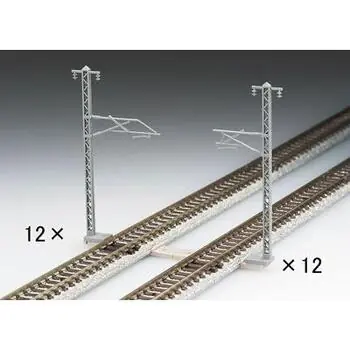 24 Oberleitungsmasten