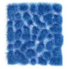 Fantasy-Gras, blau, 6 mm