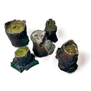 1/35 Kleine Baumstümpfe, 5 Stück