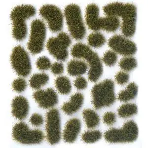 Wild-Gras, Moos, dunkel, 2 mm