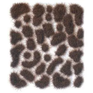 Wild-Gras, braun, 4 mm