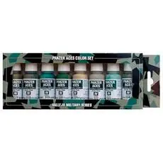 Farb-Set, Set 3 - Panzer - Uniformen I, 8 x 17 ml *