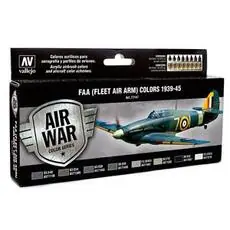 Farb-Set FAA (Fleet Air Army) 1939 - 1945, 8 x 17 ml