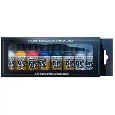 Farb-Set, Basisfarben, 8 x 17 ml