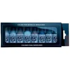 Farb-Set, Metallic-Farben, 8 x 17 ml