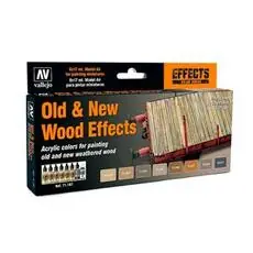Farb-Set, Alt/Neu Effekt Holz, 8 x 17 ml