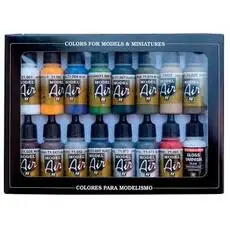 Farb-Set, Gebäudefarben, 16 x 17 ml