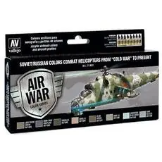 Farb-Set, Russische Kampfhubschrauber, 8 x 17 ml