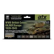 Farb-Set, Britische Farben, Europa, WWII