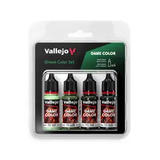 Farb-Set Grün, 4x 18 ml