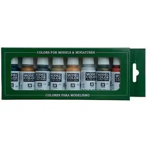 Farb-Set, Metallic-Farbe, 8 x 17 ml