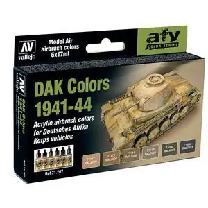 Farb-Set, Deutsches Afrika Korps, 6 x 17 ml