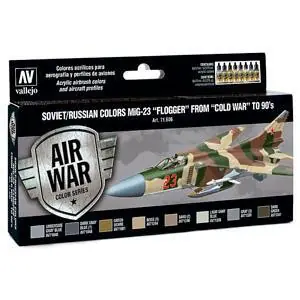 Farb-Set, MiG-23 Flogger, 8 x 17 ml