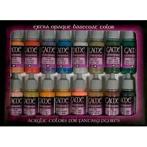 Farb-Set, Extra dichte Farben, 16 x 17 ml *
