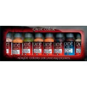 Farb-Set, Hauttöne, 8 x 17 ml *
