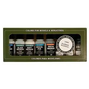 Farb-Set, Hilfsmittel-Set, 8 x 17 ml *