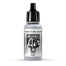 Silber, Metallic, 17 ml
