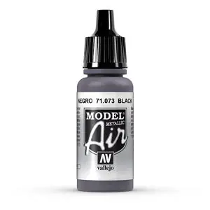 Schwarz, Metallic, 17 ml