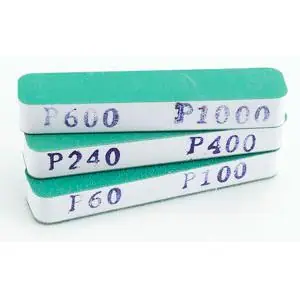 3 Schleifpads, 90 x 19 x 12 mm