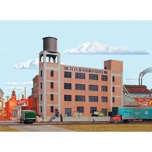 Textilfabrik, Hintergrundgebäude