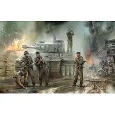 1/35 deutsche Panzerbesatzung WWII, 1943 - 1945