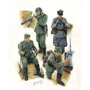 1/35 deutsche Besatzung für Halbkettenfahrzeug