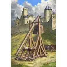 1/72 mittelalterliches Trebuchet